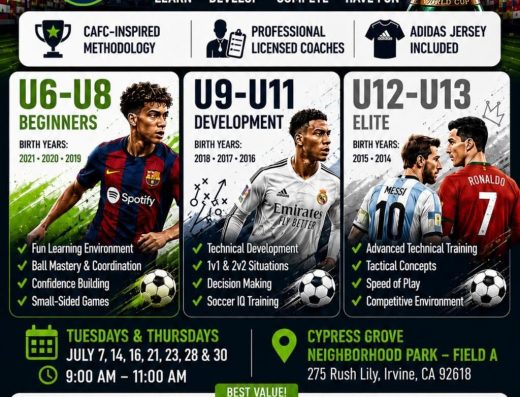 California Football Club (CAFC) | Youth Soccer Camps & Player Development
