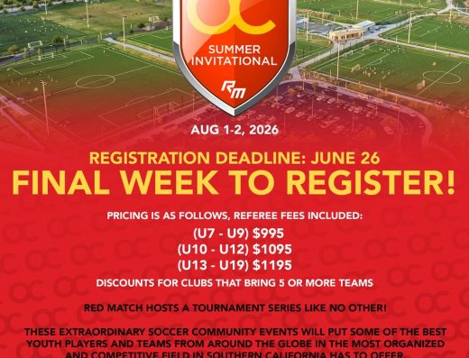 Red Match Tournament Series | Orange County Soccer Tournaments