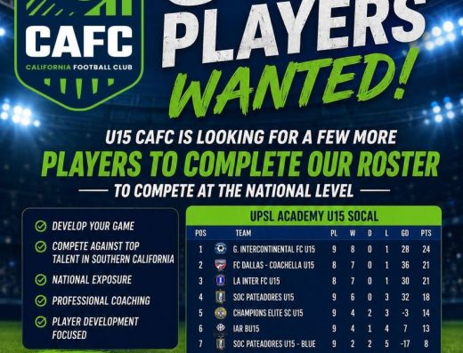 California Football Club | Elite Youth Soccer Development