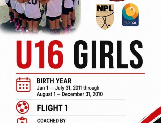 Claremont Stars Soccer Club – U16 Girls Flight 1