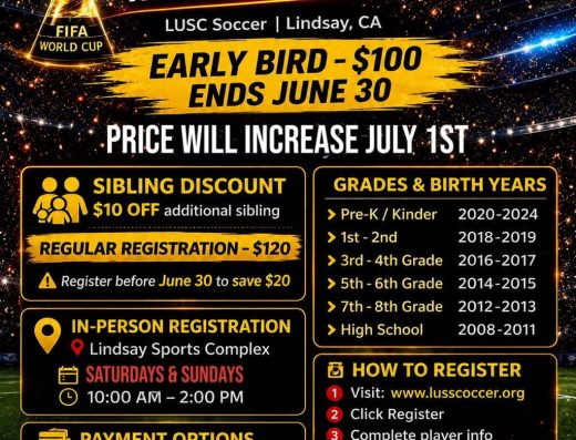 LUSC Soccer – Fall 2026 Youth Soccer Registration
